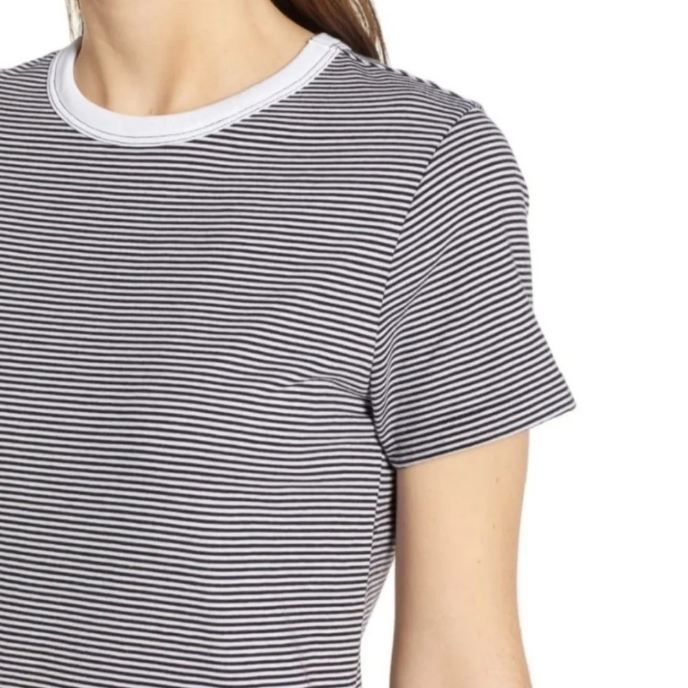 Current/Elliott the Beatnik Striped Maxi T-Shirt Dress - Picture 3 of 9